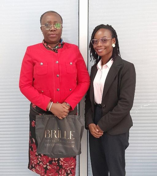 Ministre de la Jeunesse Togolaise & Mlle Edwige MENSAH