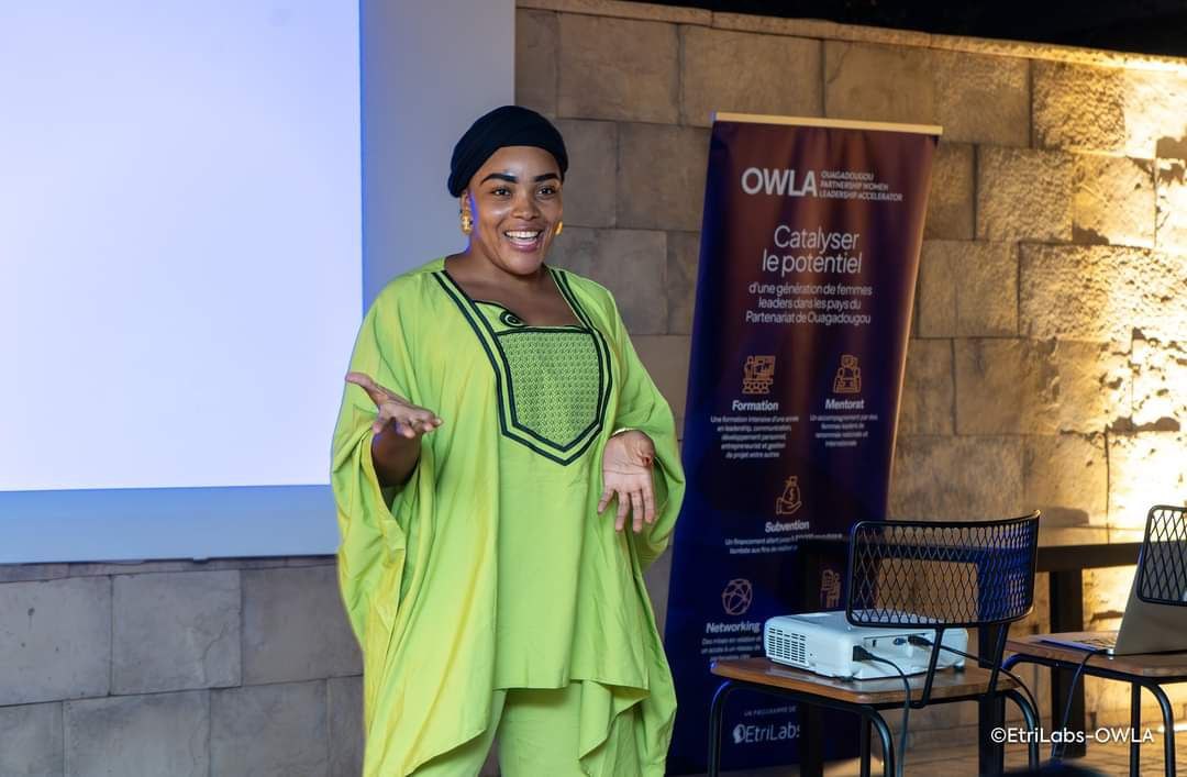 Hayathe AYEVA, lauréate togolaise OWLA